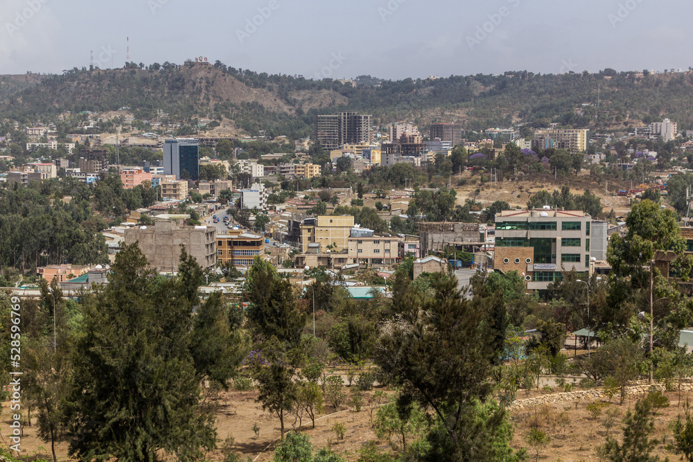 View of Mekele city, Ethiopia.
