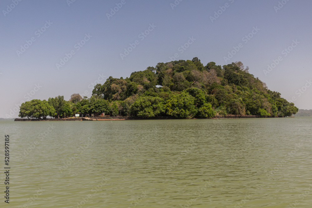 Small island in Tana lake, Ethiopia