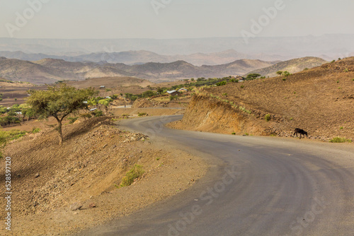Rural road near Lalibela  Ethiopia