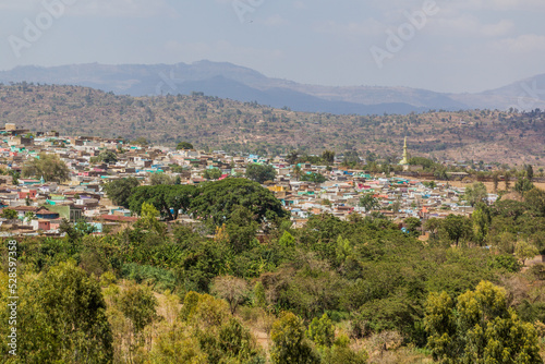 Aerial view of Harar old town, Ethiopia