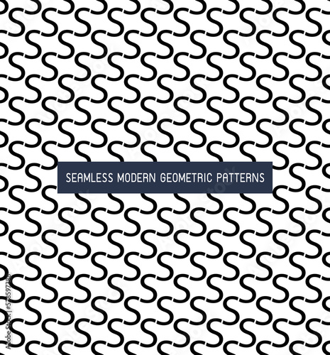 geometric seamless pattern stylish texture with repeating straight lines