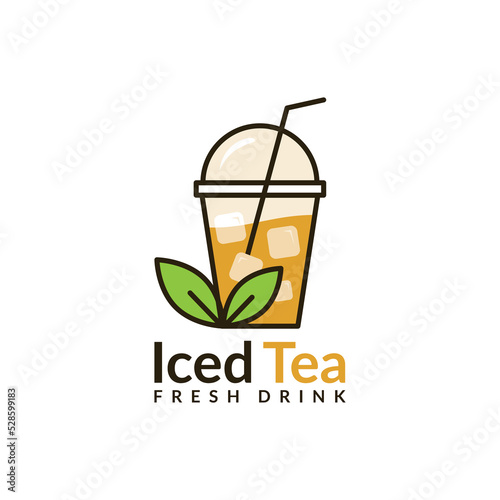 fresh drink iced tea logo