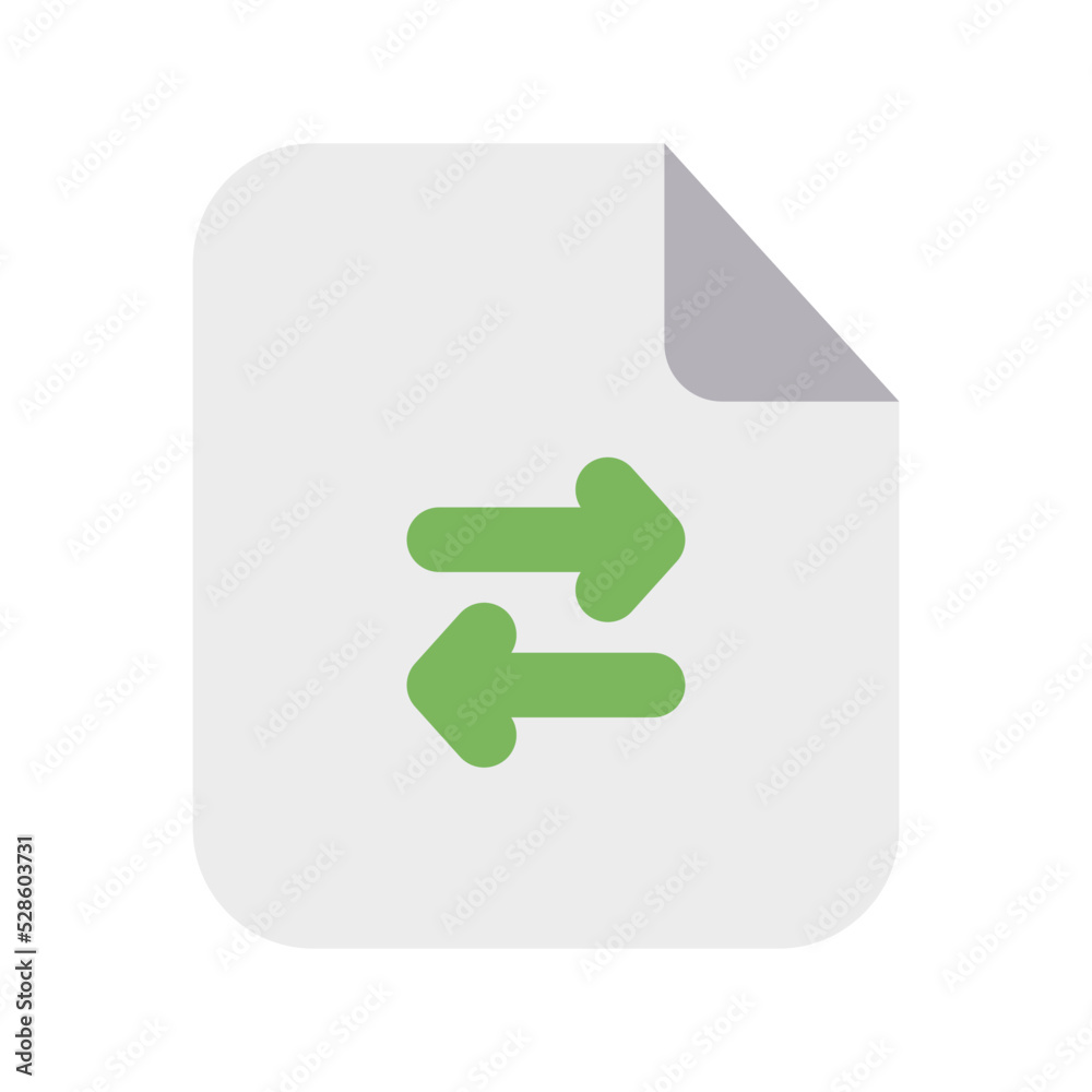 Transfer Files Icon Flat Style Transfer Files Icon Flat Style