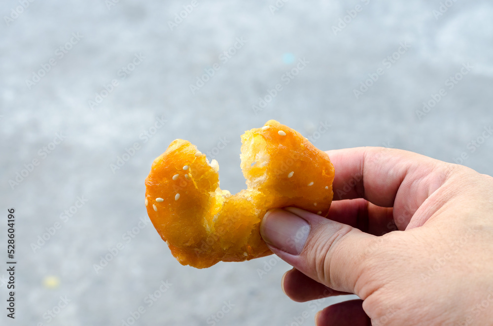Deep-fried doughstick, the main breakfast of Thailand