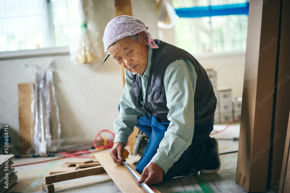 大工職人のポートレート 大工職人のポートレート