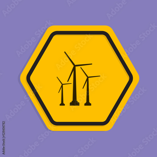 Danger sign illustration