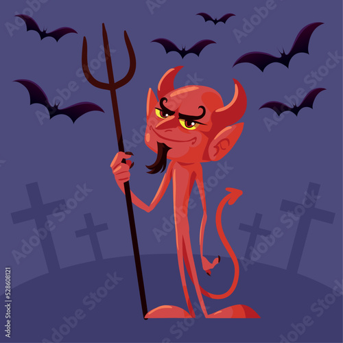 halloween devil character