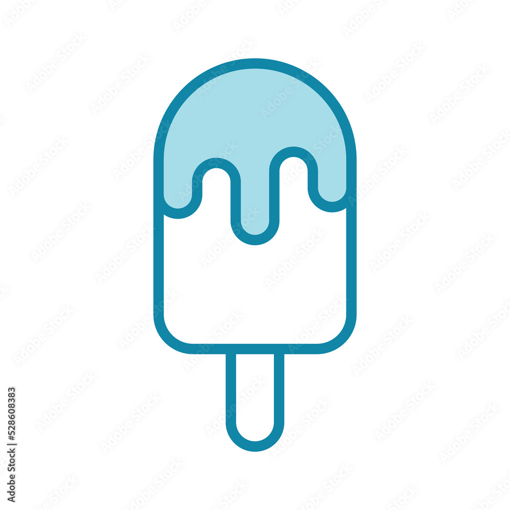ice cream icon vector design template in white background ice cream icon vector design template in white background