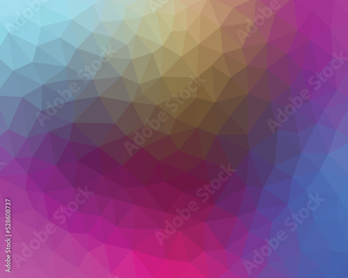 abstract polygon geometric background.