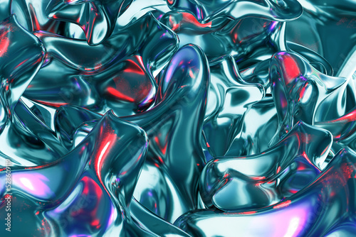 Liquid steel. Iron backgrou...