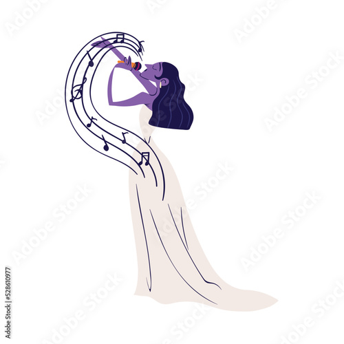 performer female singing