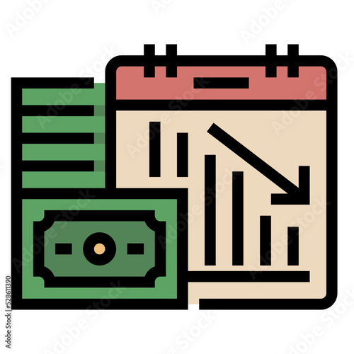 deficit icon