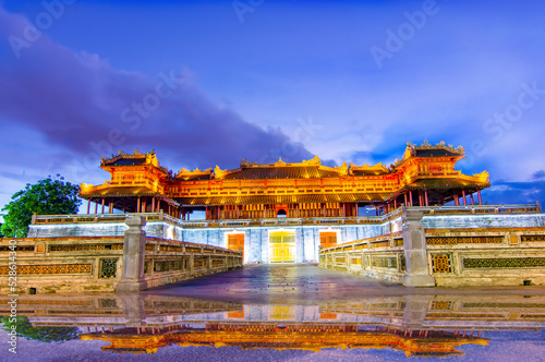 View of Hue citadel which is a very famous destination of Vietnam Fototapet