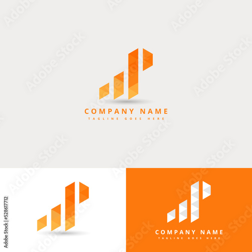 Initial Letter M P Linked Lowercase Logo Icon Design Template Element - Vector, The Monogram Letters Pm Logo
