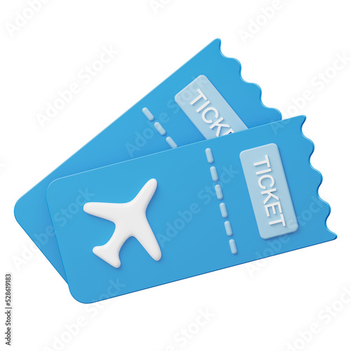 Ticket 3D Icon