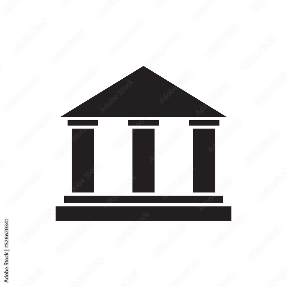 Court house icon symbol Court house icon symbol