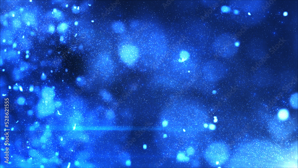 Obraz premium 光 粒 幻想的 発光 パーティクル カラフル キラキラ 星空