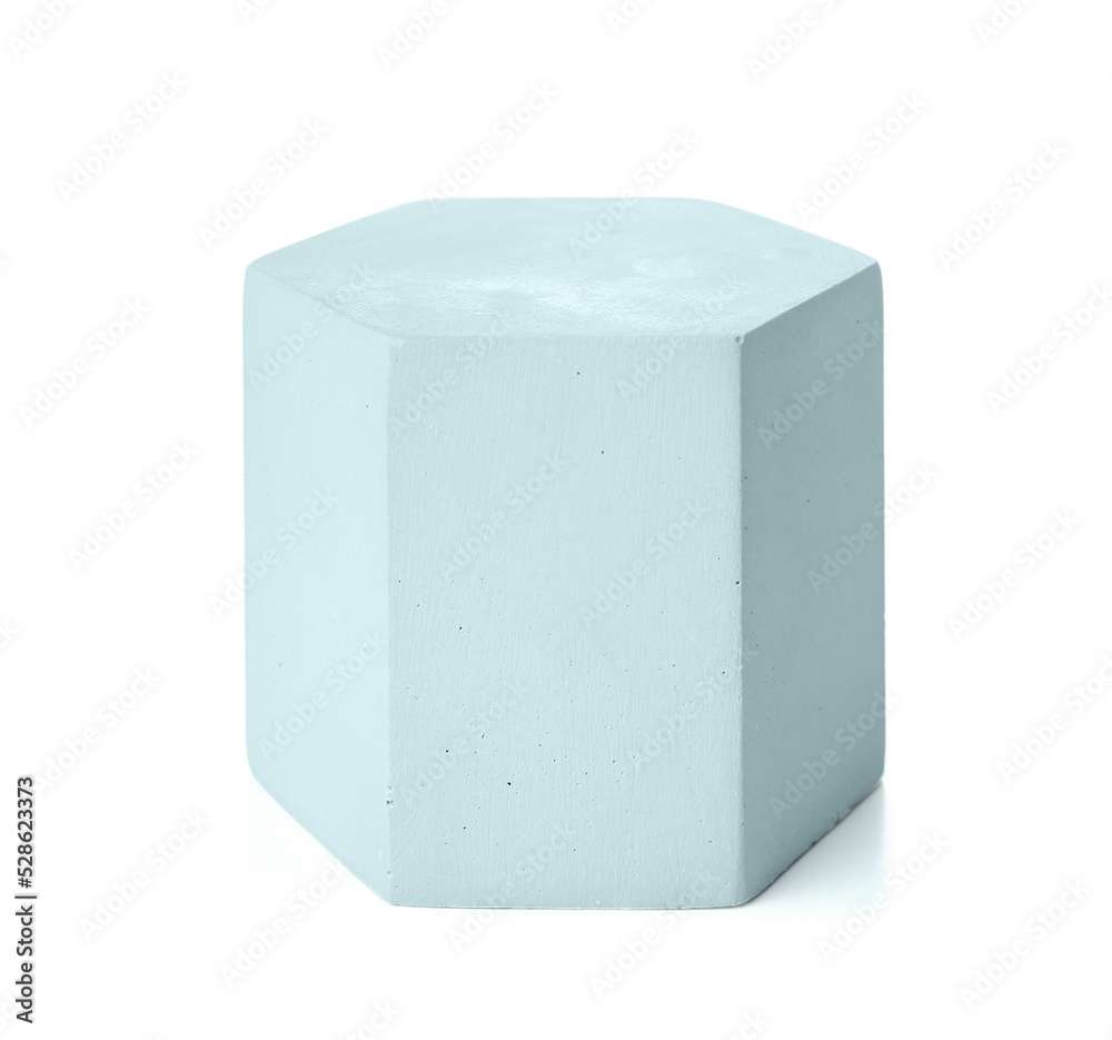 Fototapeta premium Decorative podium on white background