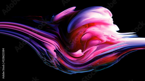 Color abstract illustration made of purple colored oil paint on background, Luxury abstract for a mobile screen concept, phone desktop and wallpaper, background,