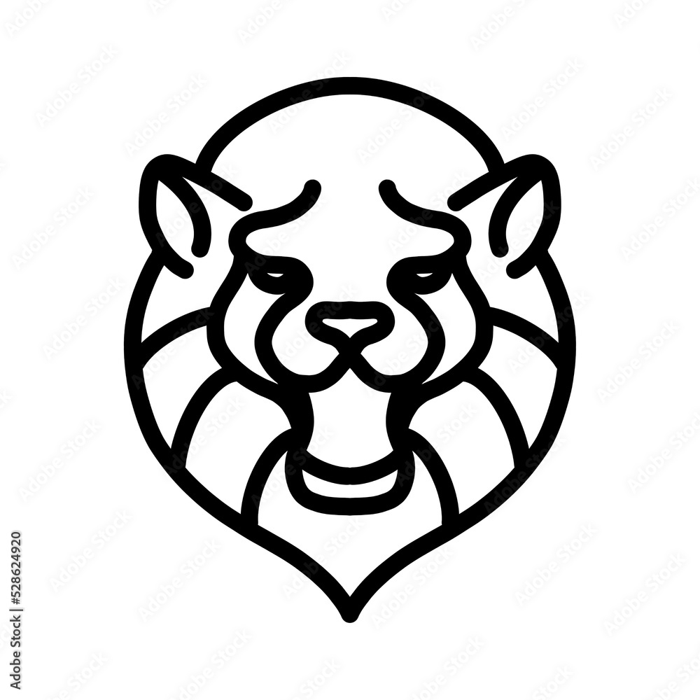 lion for animal head illustration, zoo and farms animal icons, nature icons set lion for animal head illustration, zoo and farms animal icons, nature icons set