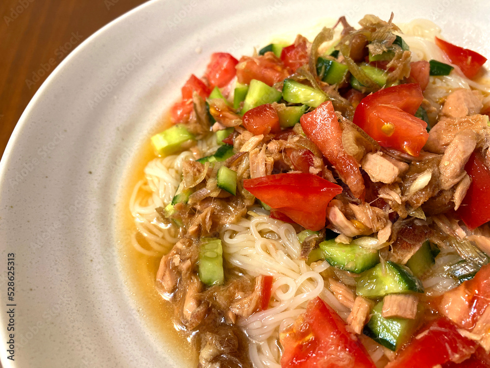 夏のそうめん 夏のそうめん
