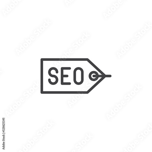 SEO tag line icon