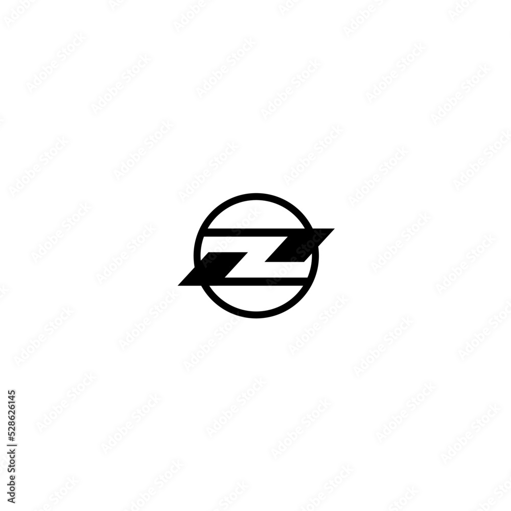 Fototapeta premium Z ZG Letter Initial logo Vector