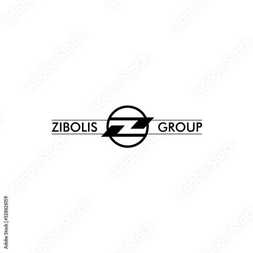 Z ZG Letter Initial logo Vector