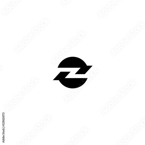 Z ZG Letter Initial logo Vector