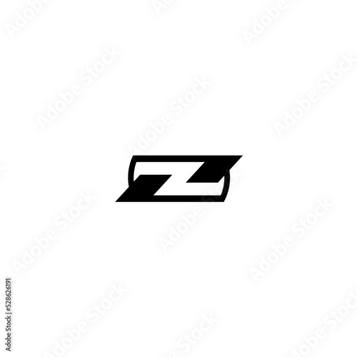 Z ZG Letter Initial logo Vector