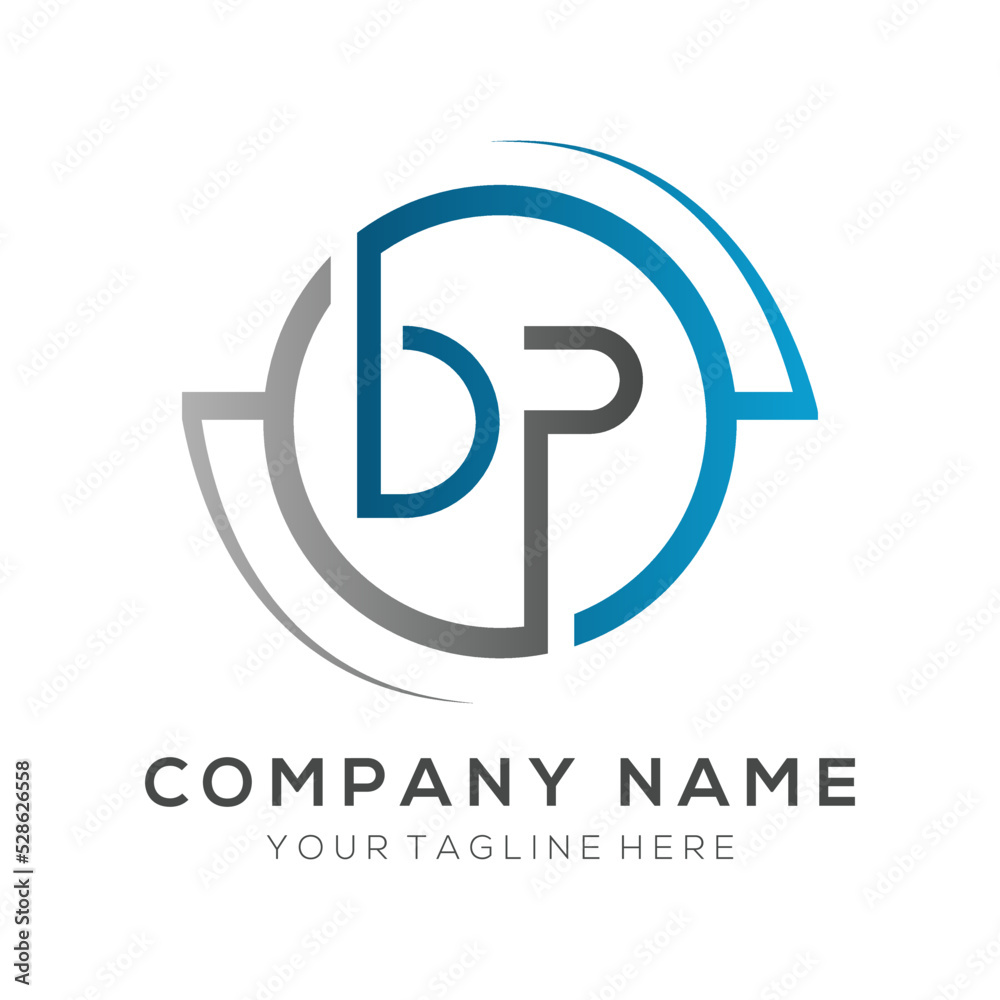 letter DP Logo Design Vector Template. Initial Blue And Silver Letter Design DP Vector Illustration With White Background. letter DP Logo Design Vector Template. Initial Blue And Silver Letter Design DP Vector Illustration With White Background.