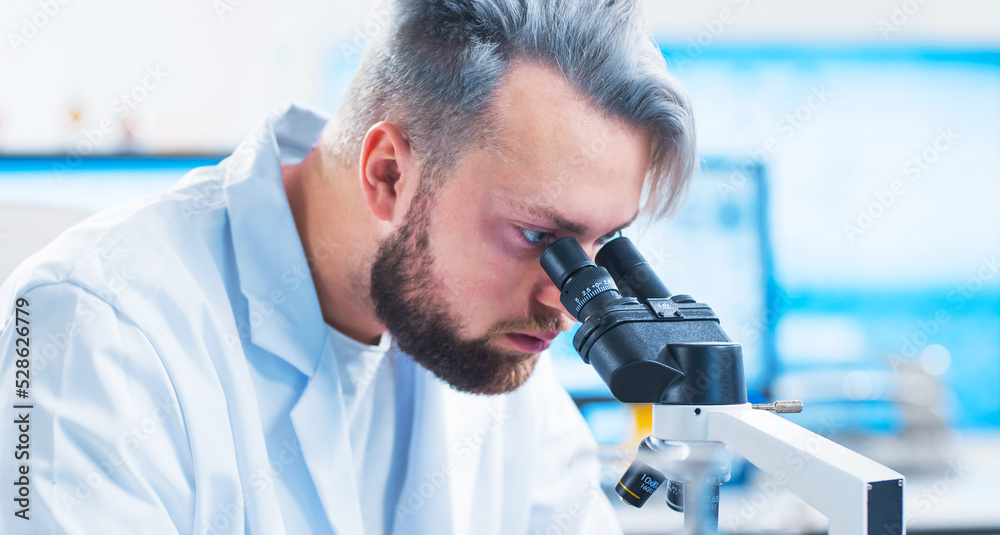 Monkeypox Research Laboratory. Professional Workers of a Modern Futuristic Lab. Monkey Pox Experiments in Clinic Hospital. Science and Modern Technology Concept. Monkeypox Research Laboratory. Professional Workers of a Modern Futuristic Lab. Monkey Pox Experiments in Clinic Hospital. Science and Modern Technology Concept.