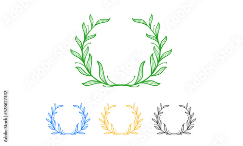 Leaves logo vector