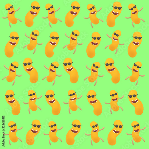 Cheetos Cartoon Clipart Pattern
