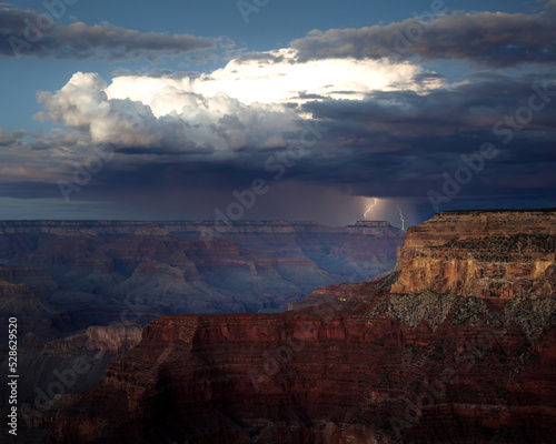 Grand Canyon Lightening