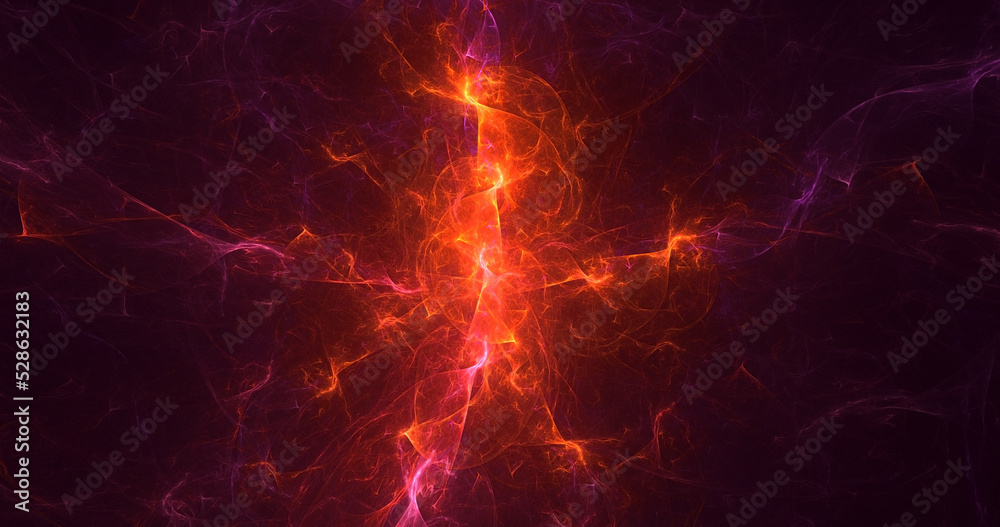 3D rendering abstract multicolor technology fractal light background 3D rendering abstract multicolor technology fractal light background