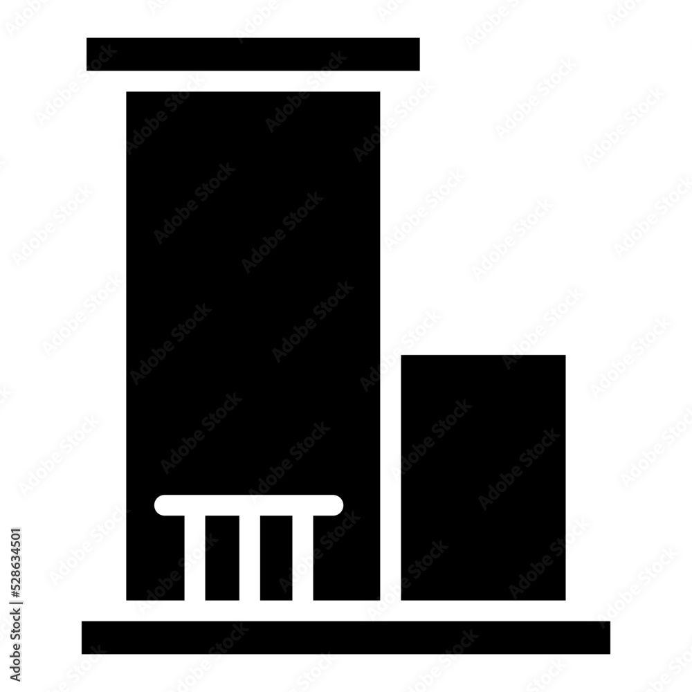 Fototapeta premium apartment icon