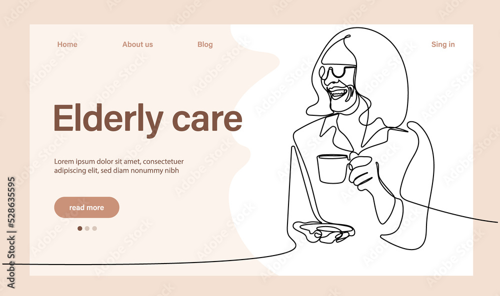 Programs for Seniors Landing Page Template. Elderly Health Care. Elderly care. Cartoon People Programs for Seniors Landing Page Template. Elderly Health Care. Elderly care. Cartoon People