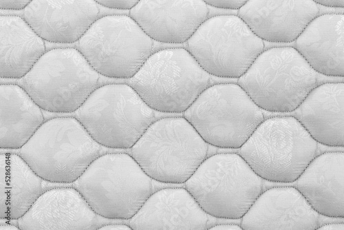 white mattress bedding pattern background. backdrop surface for design art work.