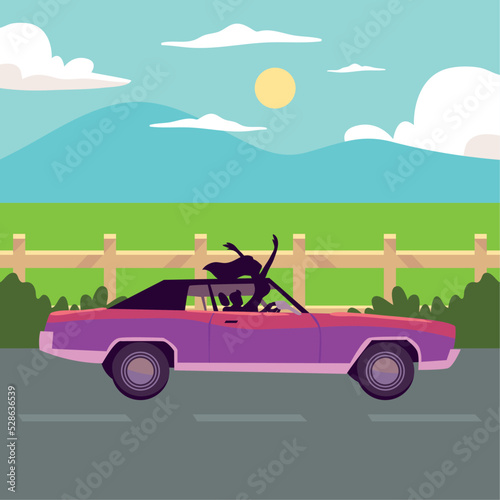 happy travelers road trip