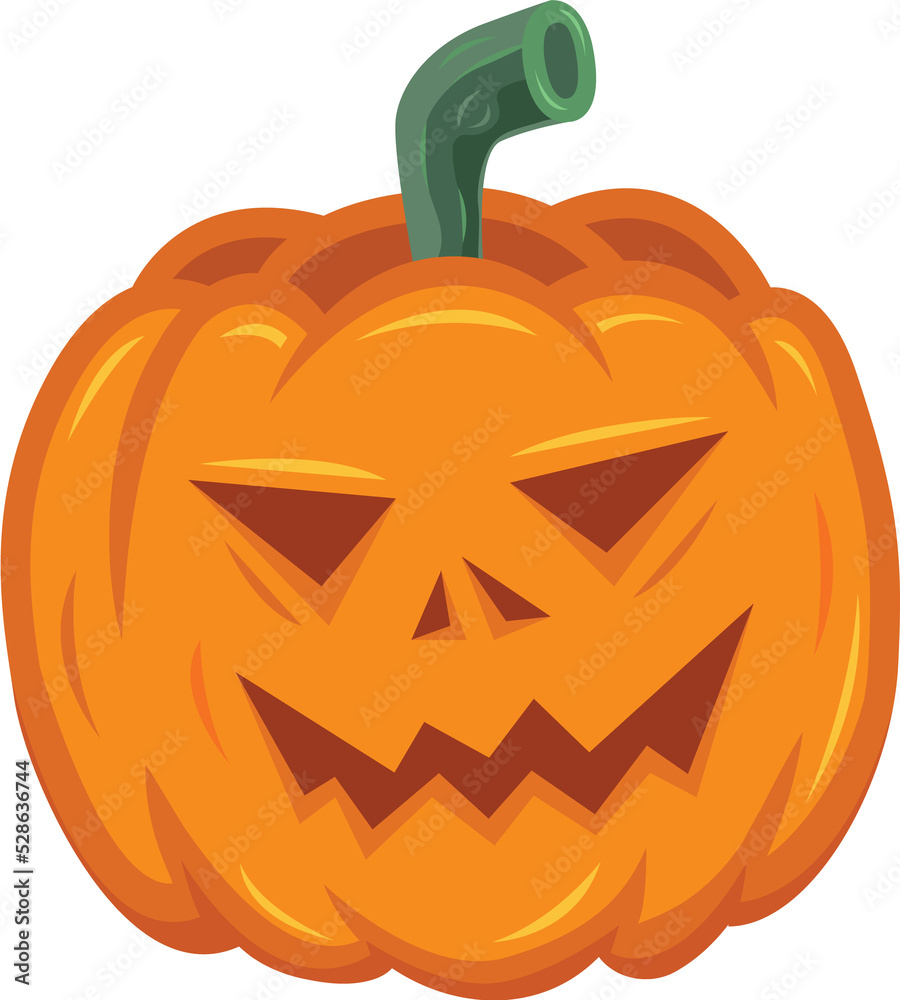 Scary Pumpkin Halloween Trick Or Treat Vector Illustration Concept
Scary Pumpkin Halloween Trick Or Treat Vector Illustration Concept