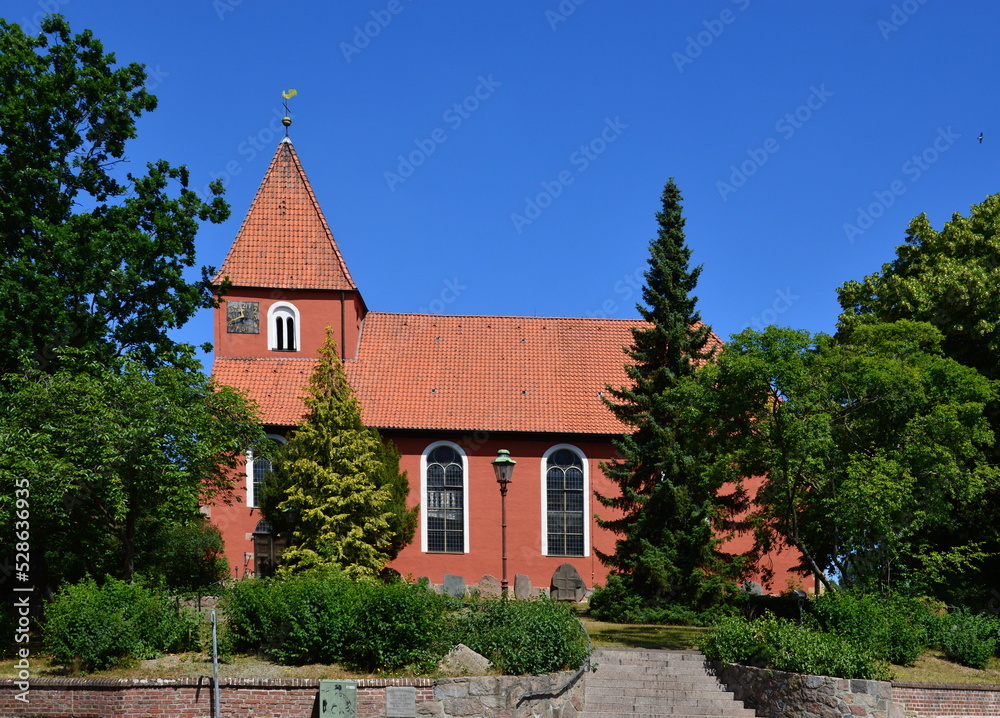 Historical Church in the Town Kirchlinteln, Lower Saxony