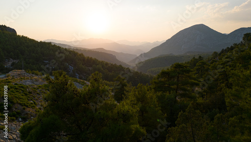 Mediterranean's magnificent mountains, nature and sunset views