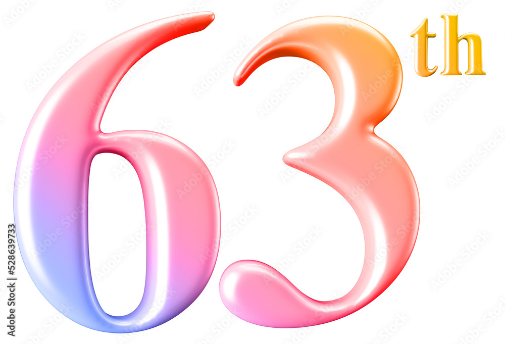 celebration 63th number celebration 63th number