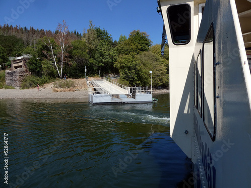 Mühlenfähre am Hohenwarte Stausee photo