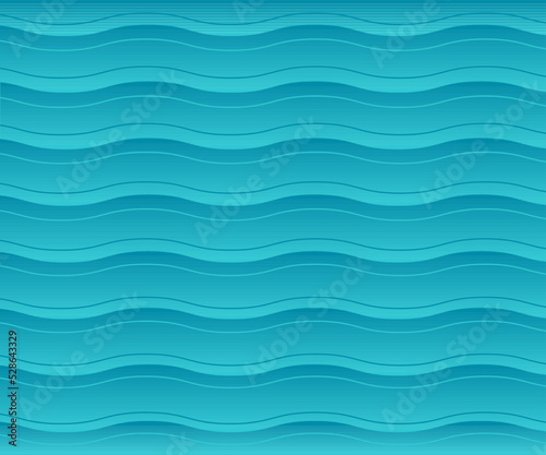 Blue blurry abstract texture with waves.