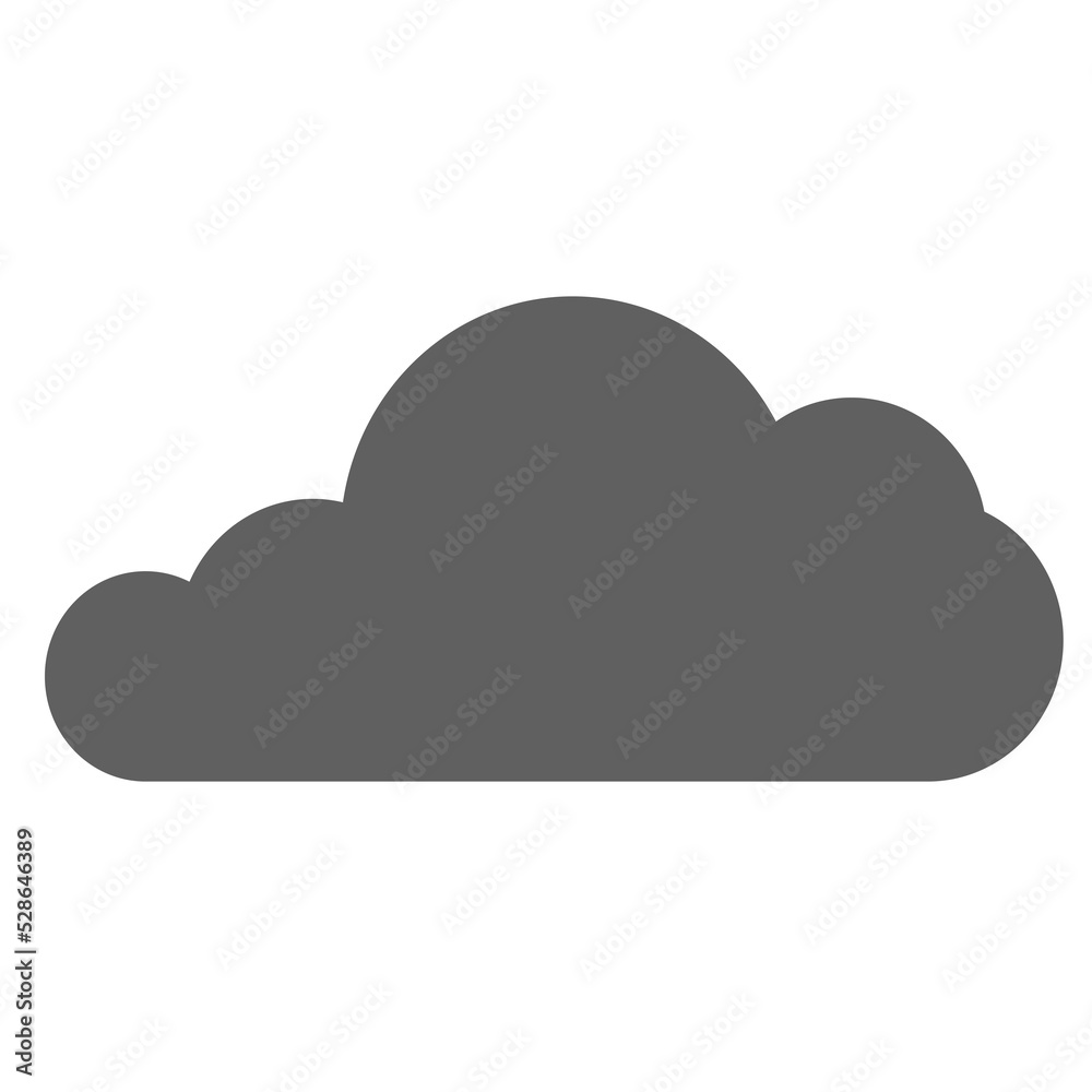 Flat minimal Cloud icon logo. Data cloud. Forecast Flat minimal Cloud icon logo. Data cloud. Forecast