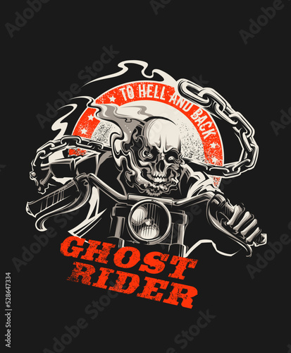 Vector Ghost Rider