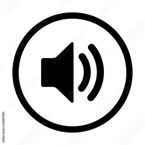 speaker sound icon symbol sign with transparent background PNG