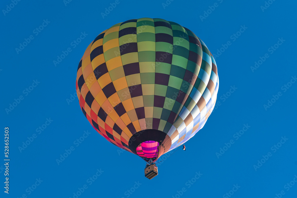 Naklejka premium Colorado Springs Labor Day Lift Off Hot Air Balloon event